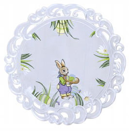 Serwetka wielkanocna na stół 40cm króliczek