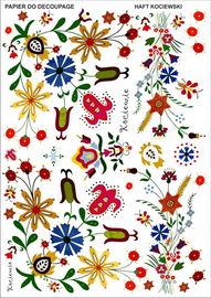 Papier decoupage kociewskie hafty (Garnysz)