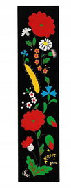 Zakładka kociewska folk ludowy, czarna