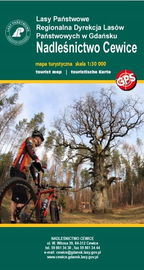 Mapa Nadleśnictwo Cewice (laminowana)