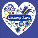 Naklejka Kochanej Babci folk Kaszuby