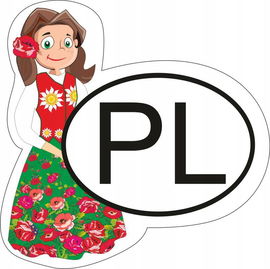 Naklejka na samochód PL Podhale