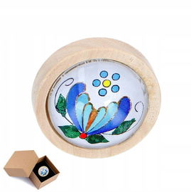 Przypinka folk kaszubska, haft ludowy