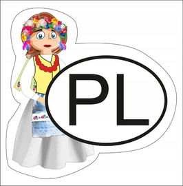 Naklejka na samochód PL Lubuska