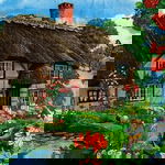 Serwetki papierowe folklor ludowy chata