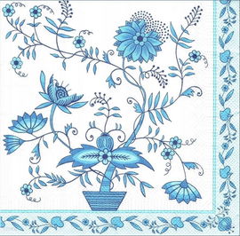 Serwetki papierowe folk Blue Onion