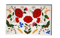 Magnes kociewski haft (biały)