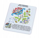 Układanka folk puzzle haft kaszubski, szkoła wdzydzka