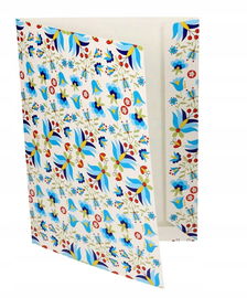 Teczka folk wzory kaszubskie, wejherowska