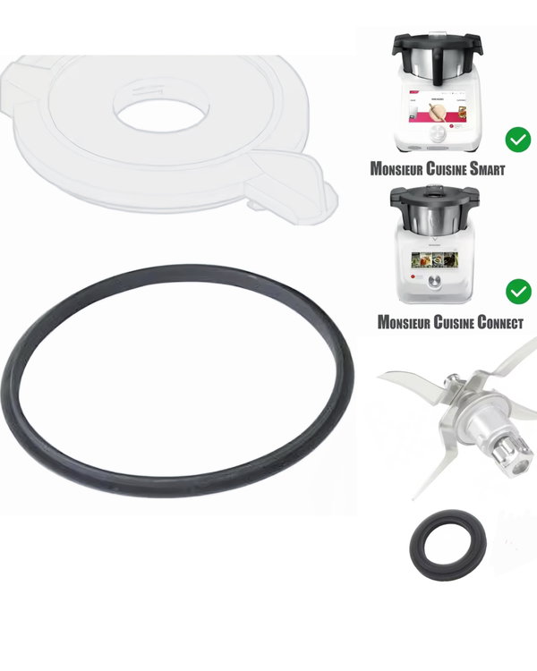 Uszczelka pokrywy misy i noża do Lidlomixa Monsieur Cuisine Connect i Smart