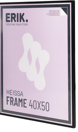 RAMKA CZARNA NA ZDJĘCIA PLAKAT ALUMINIOWA 40x50cm DEKORACJA OZDOBA 