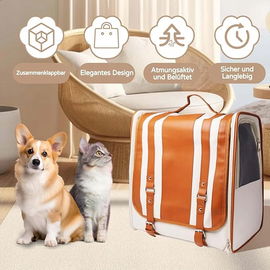 PLECAK KOJEC dla psa, kota - wentylacja wodoodporny szelki Z MISKĄ