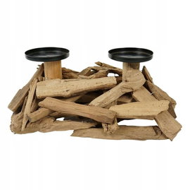 Świecznik kandelabr Seasons & Style 16 cm miejsce dla 2 świec - 6 szt