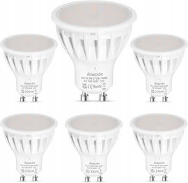 Żarówki LED halogenowe Gu10 LED neutralna biel 600lm zestaw 10 szt