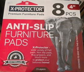 X-Protector Podkładki filcowe 8 sztuk 10 x 10 cm