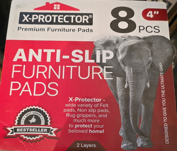 X-Protector Podkładki filcowe 8 sztuk 10 x 10 cm