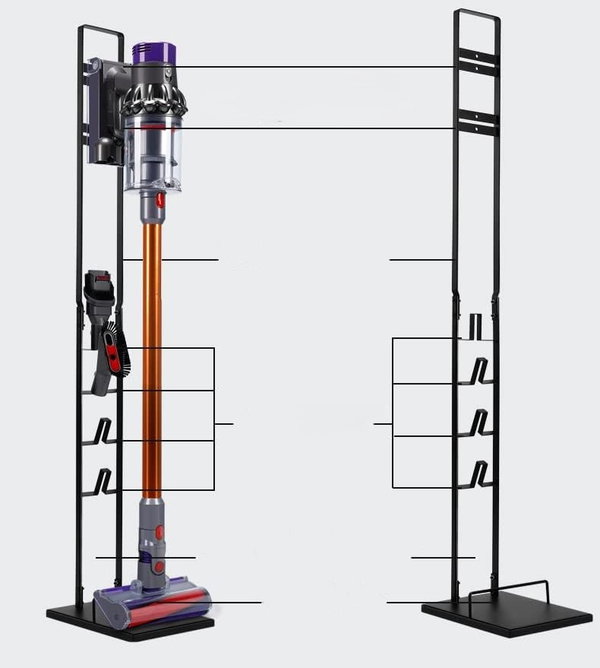 Uchwyt na odkurzacz Dyson V6 V7 V8 V10 V11 metalowy MORANGO