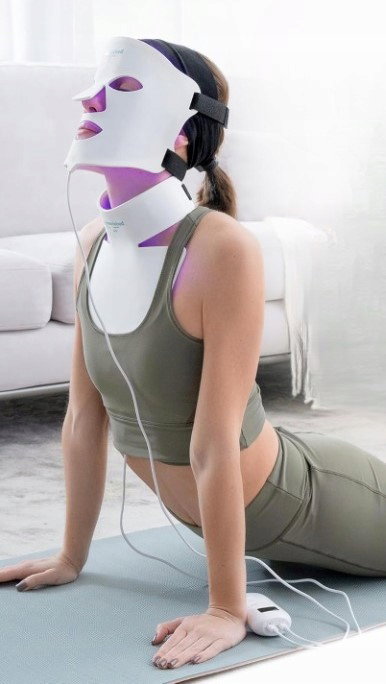 Nourished Bodynskin Maska na Twarz i Szyję terapia światłem 228Diod 7trybów
