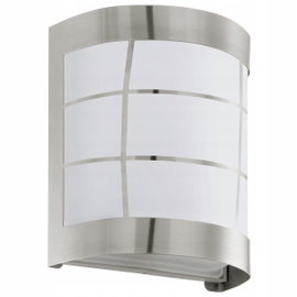 Kinkiet ogrodowy Eglo szary E27 4 W