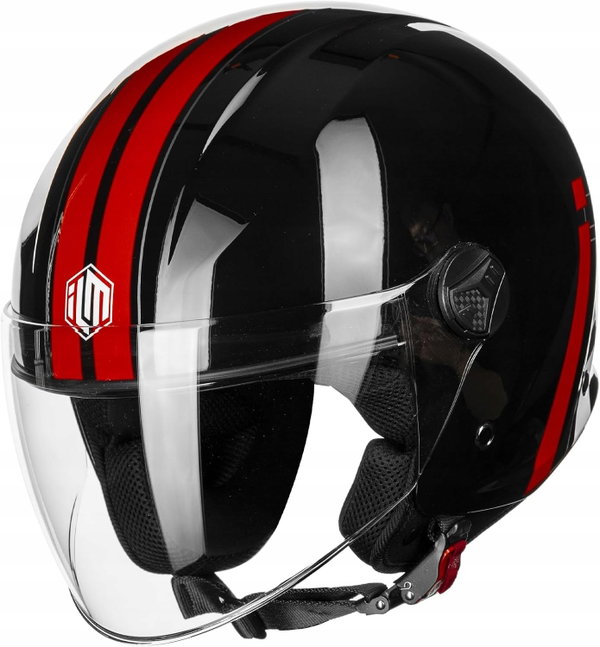 RETRO Kask Motocyklowy Skuter ILM WT-506 Jet rozmiar M