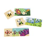 Drewniane Puzzle Układanka Edukacyjna Mój dom 44675 Viga