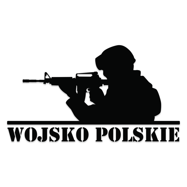 Naklejka Żołnierz Wojsko Polskie WOT WP Terytorialsi wodoodporna od GravArt