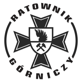 Naklejka bez tła RATOWNIK GÓRNICZY kopalnia śląsk górnictwo GÓRNIK