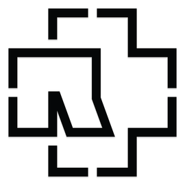 Naklejka dla fanów RAMMSTEIN R+ muzyka metal rock wodoodporna