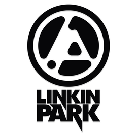 Naklejka dla fanów LINKIN PARK muzyka metal rock wodoodporna
