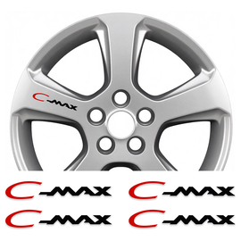 Zestaw 4 wodoodpornych naklejek na felgę do Forda C max