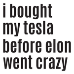 Naklejka bez tła Anty Musk Tesla Starlink