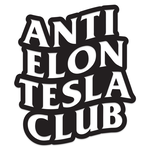 Naklejka bez tła Anty Elon Club Tesla Starlink