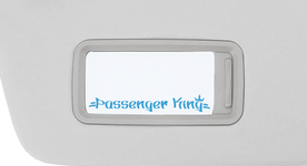 Naklejka Passenger King do passenger princesna lusterko osłony przeciwsłonecznej