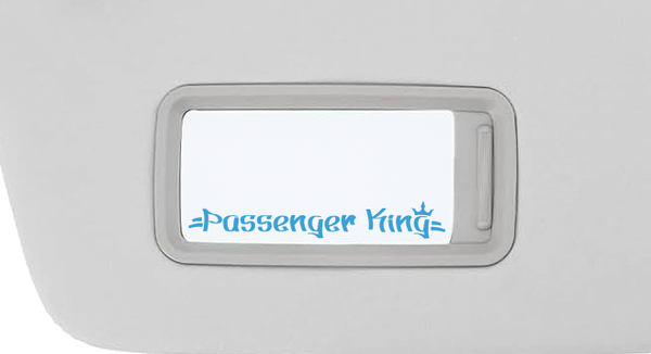 Naklejka Passenger King do passenger princesna lusterko osłony przeciwsłonecznej