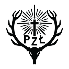 Naklejka PZŁ Polski Związek Łowiecki Oficjalny wzór bez tła od GravArt