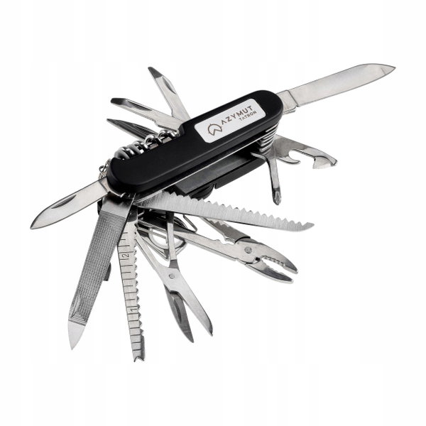 Nóż Scyzoryk Azymut Tatron narzędzie wielofunkcyjne multitool EDC biwak 25