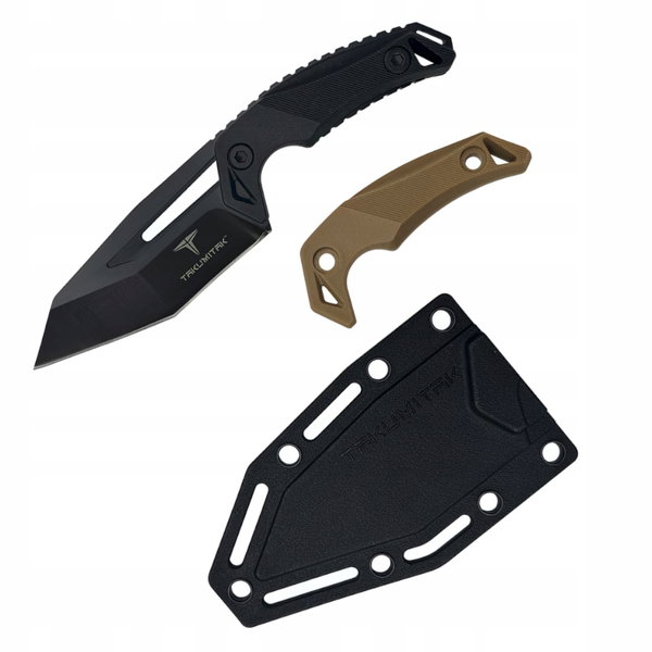 Nóż taktyczny Takumitak Big Head Black Brown TKF3S02 wojsko survival tanto