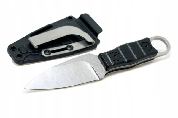 Nóż taktyczny wojskowy ORK sztylet Bushcraft survival neck stal etui silver