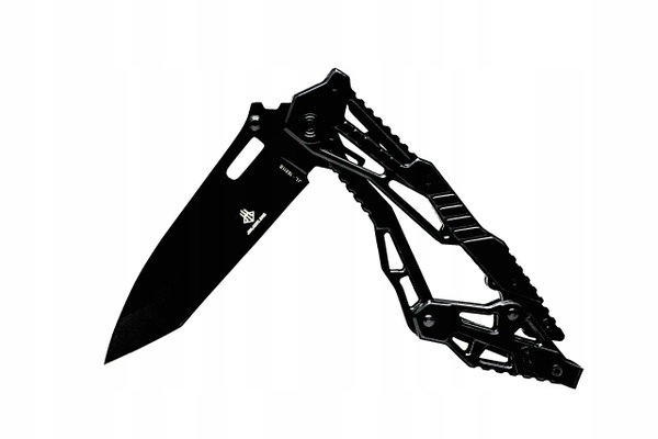 Nóż składany kieszonkowy stal JinJunLang 16011B EDC survival scyzoryk etui