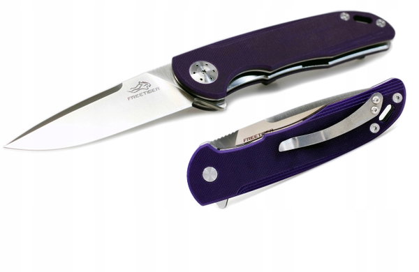 Nóż składany FT901 survival EDC stal D2 etui G10