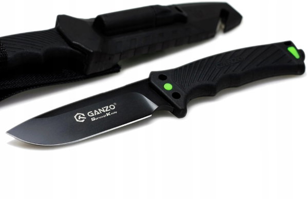 Nóż Ganzo Firebird G8012V2-BK Bushcraft survival EDC stal etui