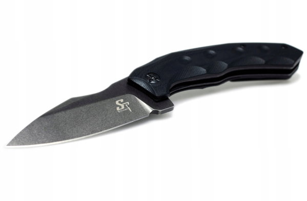 Nóż składany stal D2 EDC survival flipper Sitivien ST115-BK