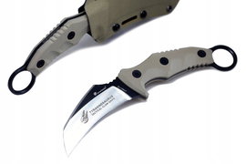 Karambit taktyczny wojskowy nóż do samoobrony Pazur HX OUTDOORS D205 Kydex