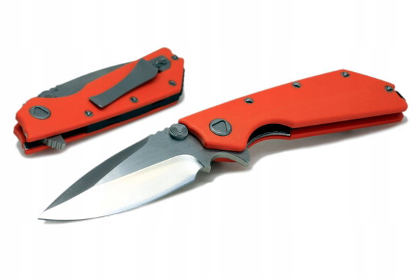 Nóż Eafengrow EF335-OR składany taktyczny survival G10 stal D2 EDC scyzoryk