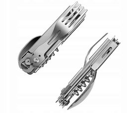 Niezbędnik turystyczny widelec łyżka nóż Multitool FT112