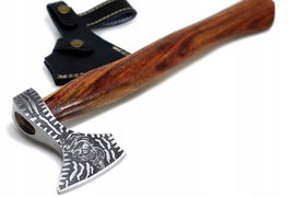 Siekiera topór myśliwski stal węglowa Alistar etui
