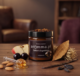ŚWIECA SOJOWA TYTOŃ AROMMA 120 ML SAILOR`S EXPEDITION - GRATIS + VOUCHER