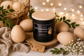 ..:AROMMA:.. ŚWIECA SOJOWA EASTER TIME 180 ML WANILIA KARMEL - NA WIELKANOC