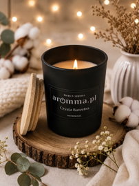 CZYSTA BAWEŁNA - ŚWIECA AROMMA 300ML 100% EKO - 50H ZAPACHU + GRATIS