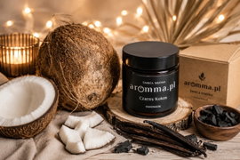 ŚWIECA KOKOS SOJOWA 120 ML ZAPACH WAKACJI SPRAWDŹ! 100% ZAPALNICZKA GRATIS